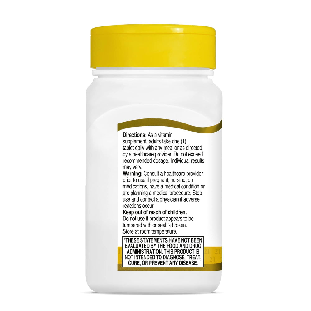 Vitamin C antioxidant and immune support graphic on label