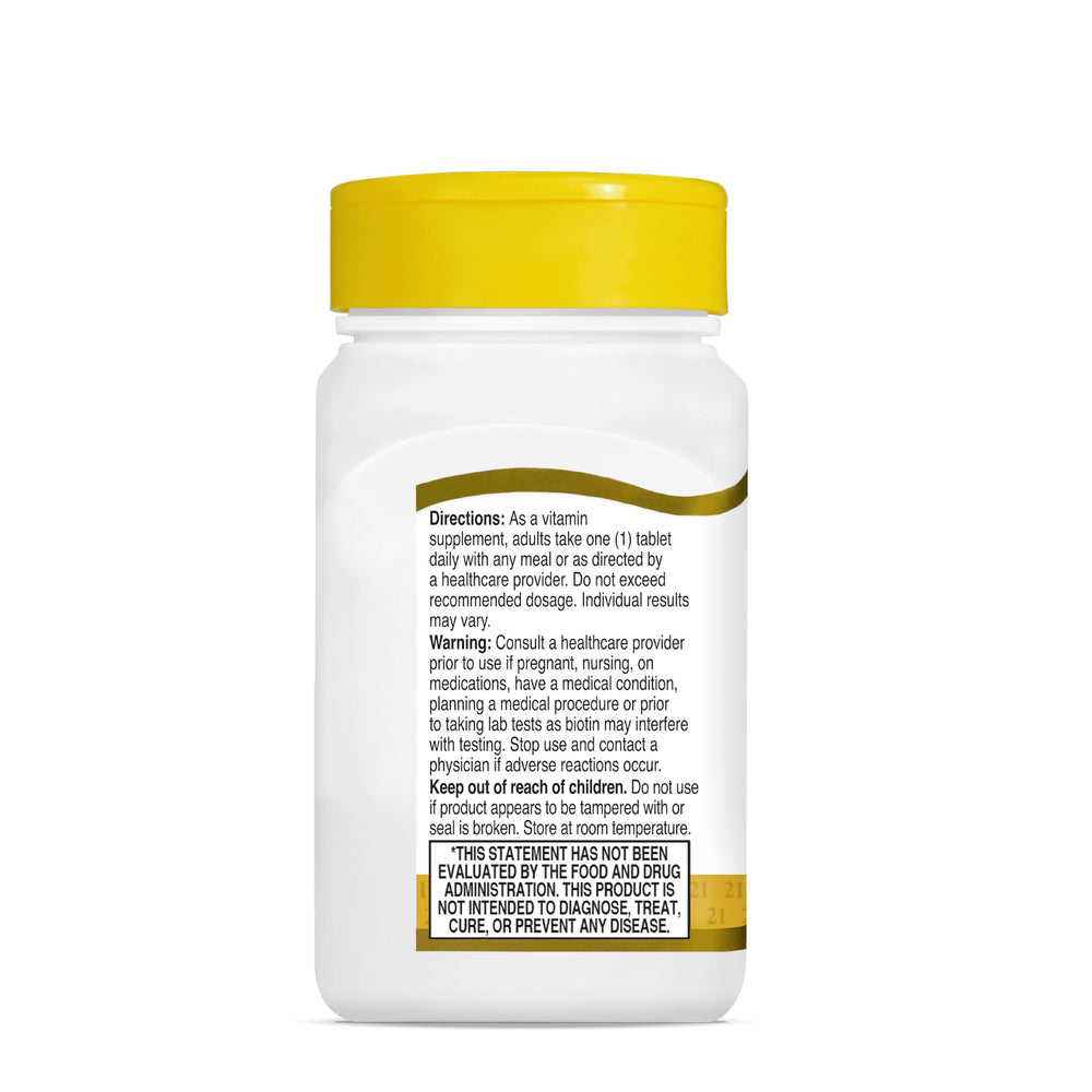 Close-up of Biotin tablets