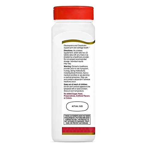 Tablets: triple-strength Glucosamine Chondroitin easy-to-swallow