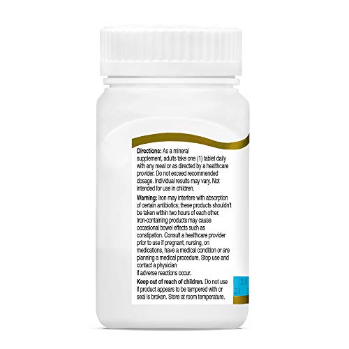 Three bottles of 21st Century Slow Release Iron Tablets together