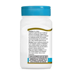 90-count bottle of zinc chewable with C & B6