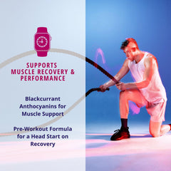 Fresh blackcurrants and antioxidants imagery