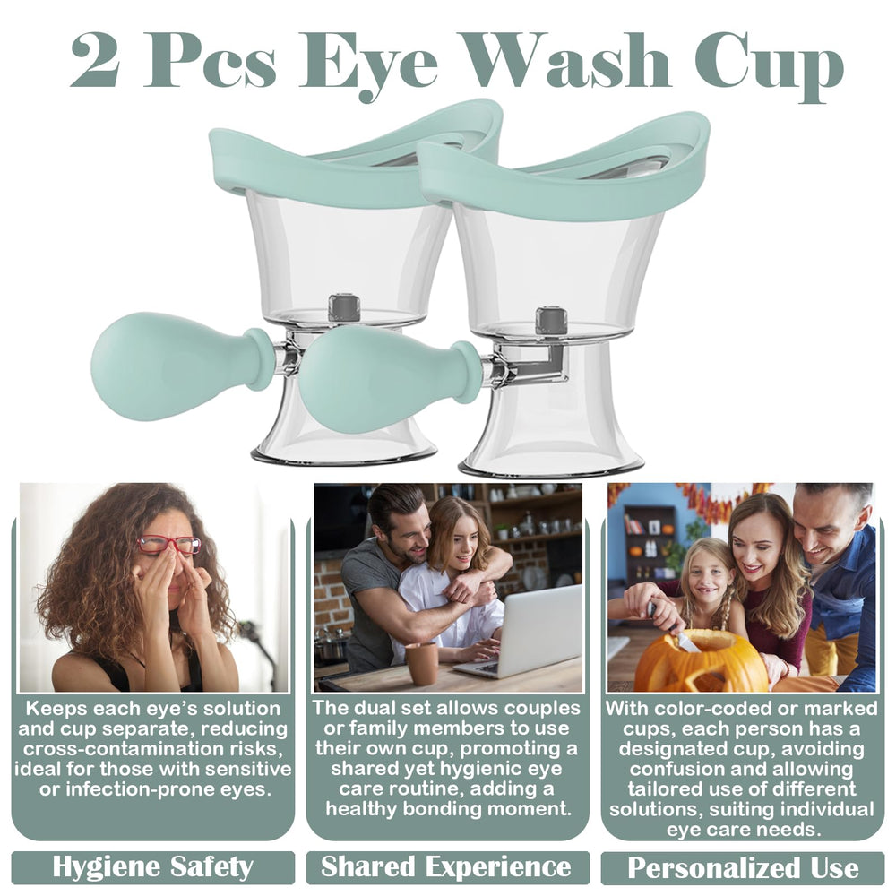 Easy to clean and reusable eye wash cup