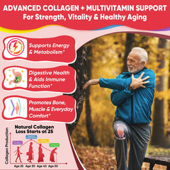 Bone health and immune support concept with vitamins