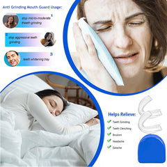 Two anti-grinding mouth guards together