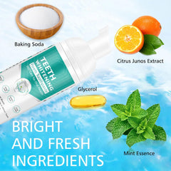 Package contents: 2 x Foam Whitening Toothpaste