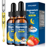 Bottle of 2-piece magnesium drops for kids