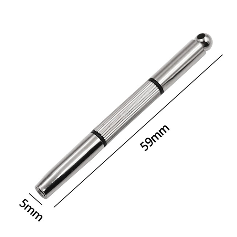 Ergonomic textured grip on mini screwdriver