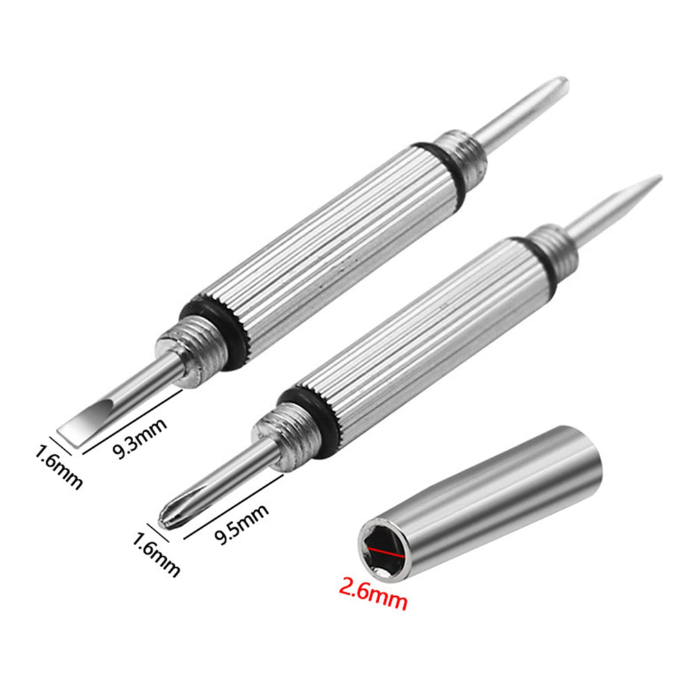 Portable repair tool kit for eyeglasses