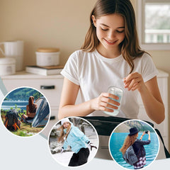 Portable travel case kit ideal for camping and business trips