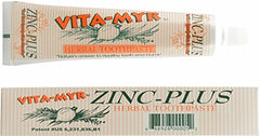 VITA-MYR Zinc Plus Toothpaste 4 oz in a 3-pack display