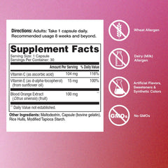 Packaging showing 30 capsules