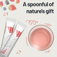 Box of 30 NAD Resveratrol berry liquid packets