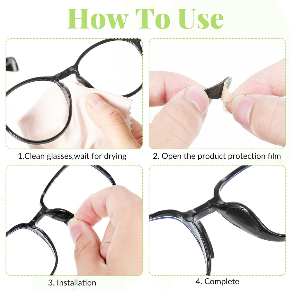 Anti-slip D-shaped silicone nose pad design close-up