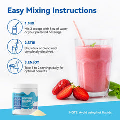 30 servings container with small scoop inside