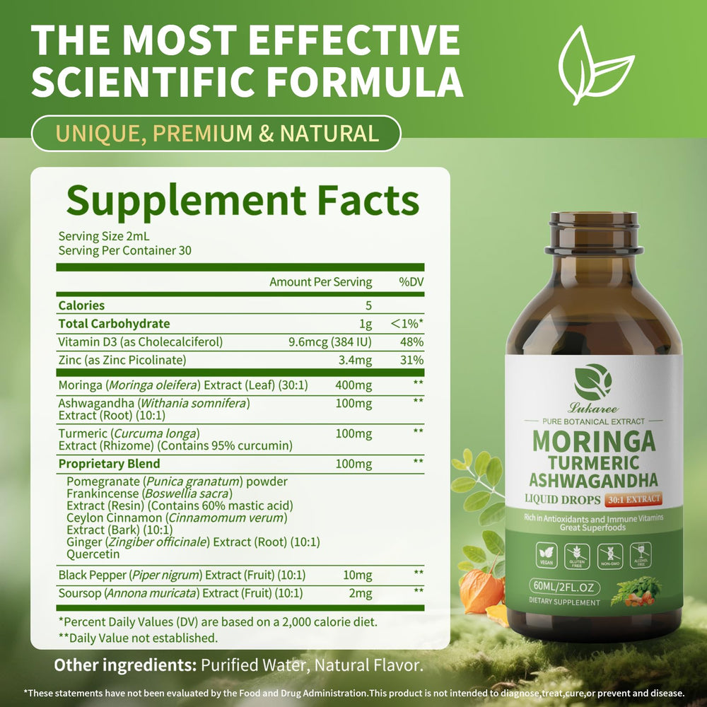 Concentrated 30:1 extract concept for moringa