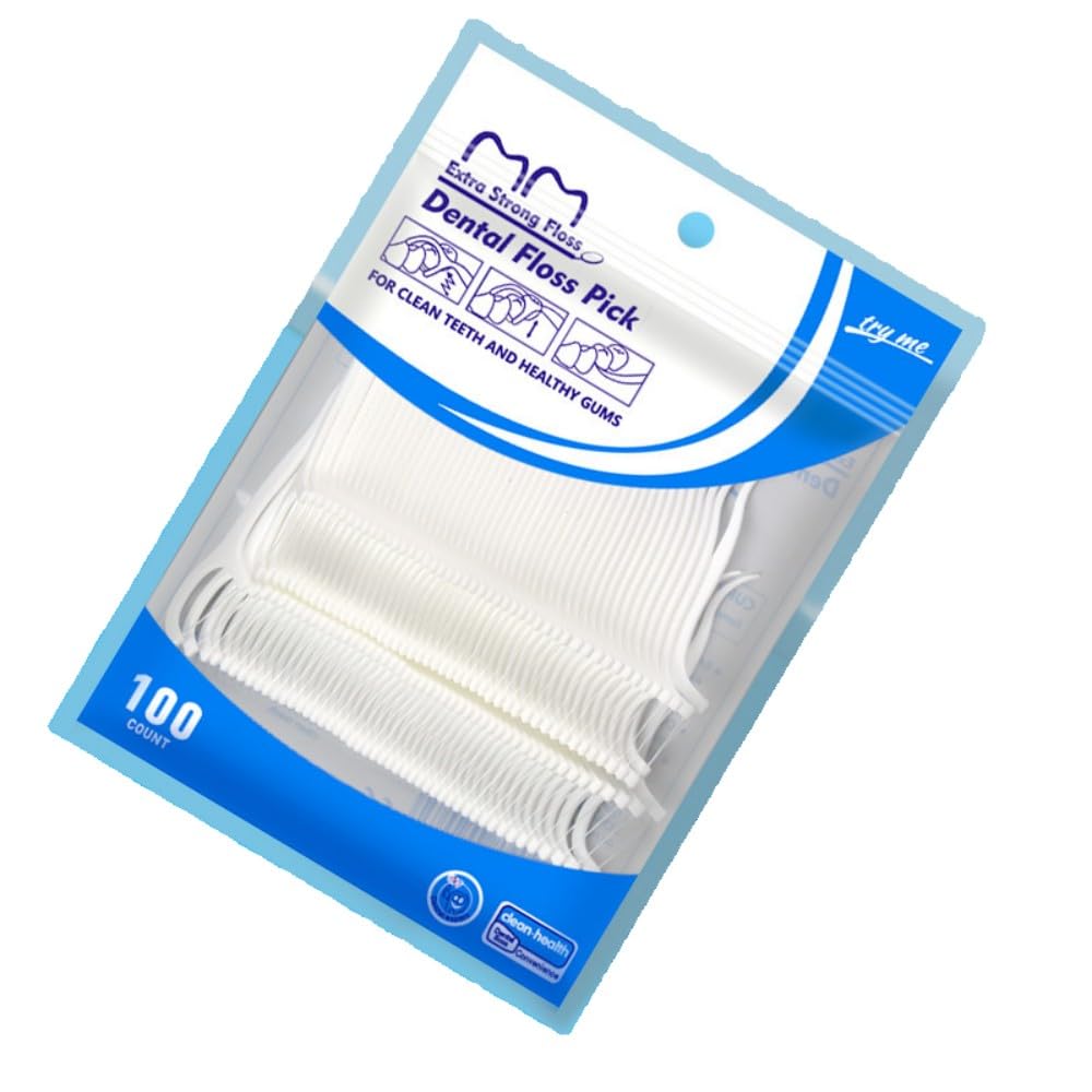 Ergonomic, non-slip grip floss pick