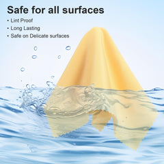 Reusable and washable microfiber glasses cleaning cloths