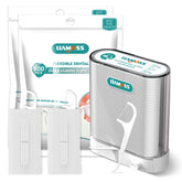 308 count dental floss picks with dispenser in white