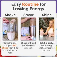 310 Nutrition all-in-one cookies-cream tub label highlights ingredients and nutrition