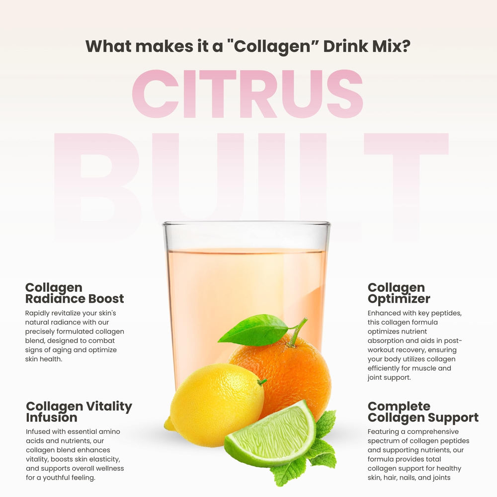 Grass-fed collagen source diagram and clean ingredients label