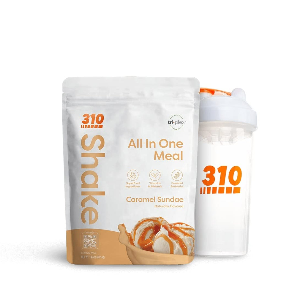 310 Nutrition morning routine shake on-the-go for fast, nutritious breakfast.