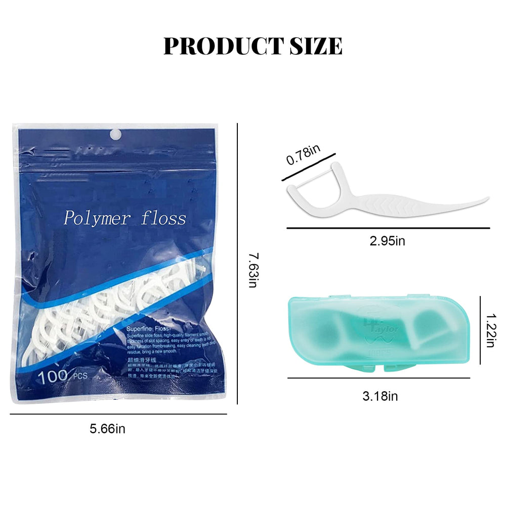 Slim round floss thread for easy between-teeth cleaning