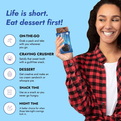 321glo Collagen Protein Brownie 12-pack, convenient family snack.