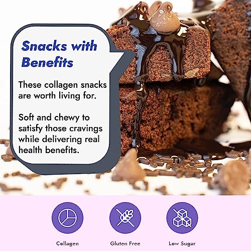 321glo Collagen Protein Brownie chocolate fudge flavor satisfies chocolate cravings.