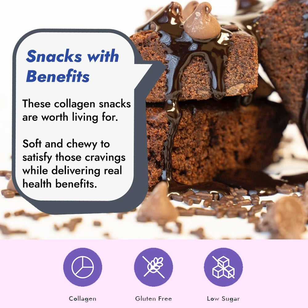 321glo Collagen Protein Brownie kid-friendly option, gluten-free snack.