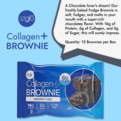 321glo Collagen Protein Brownie on-the-go serving offers convenient protein.