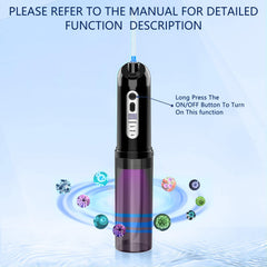 360-degree rotating nozzle for easy cleaning