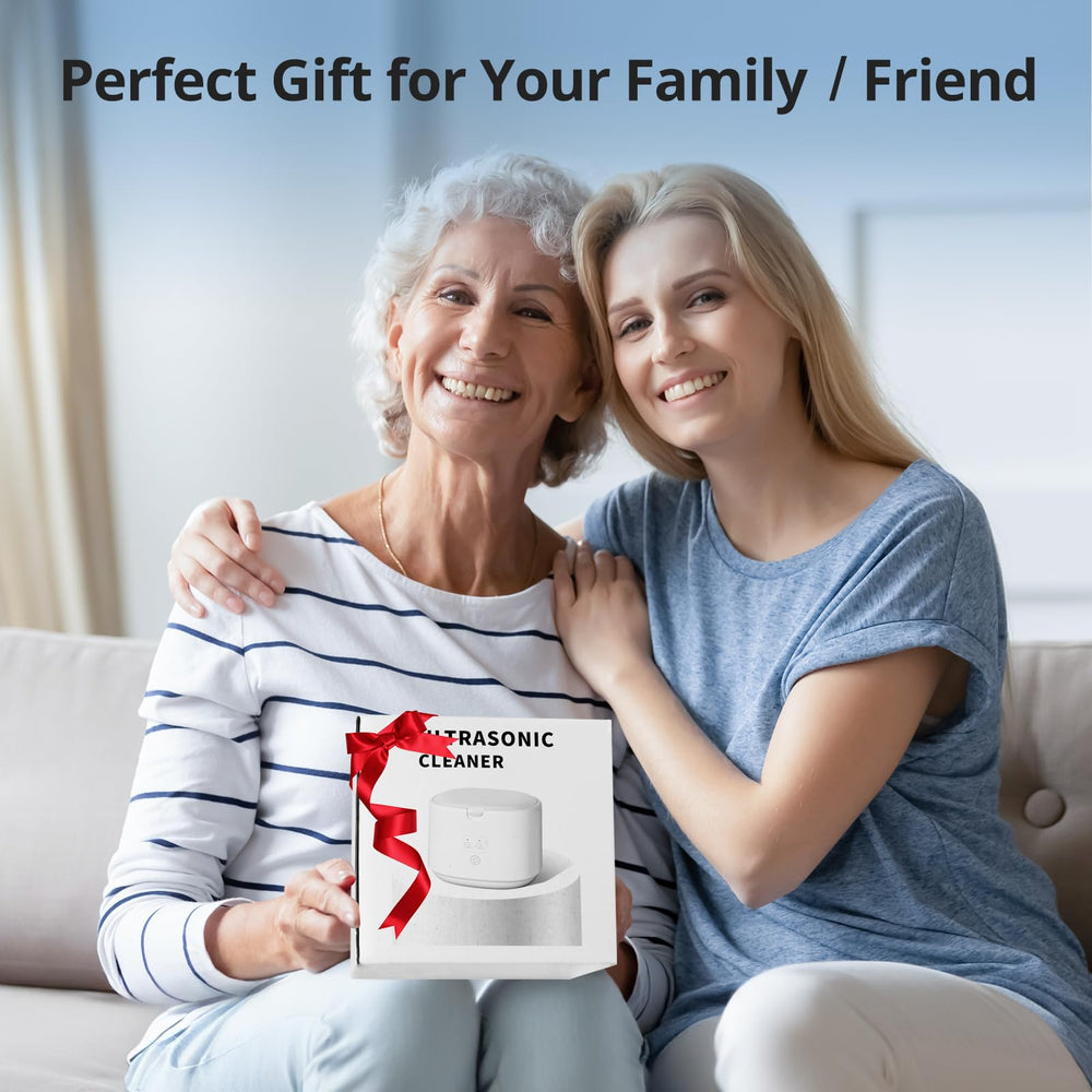 Sleek purifying device shown as a gift-ready option