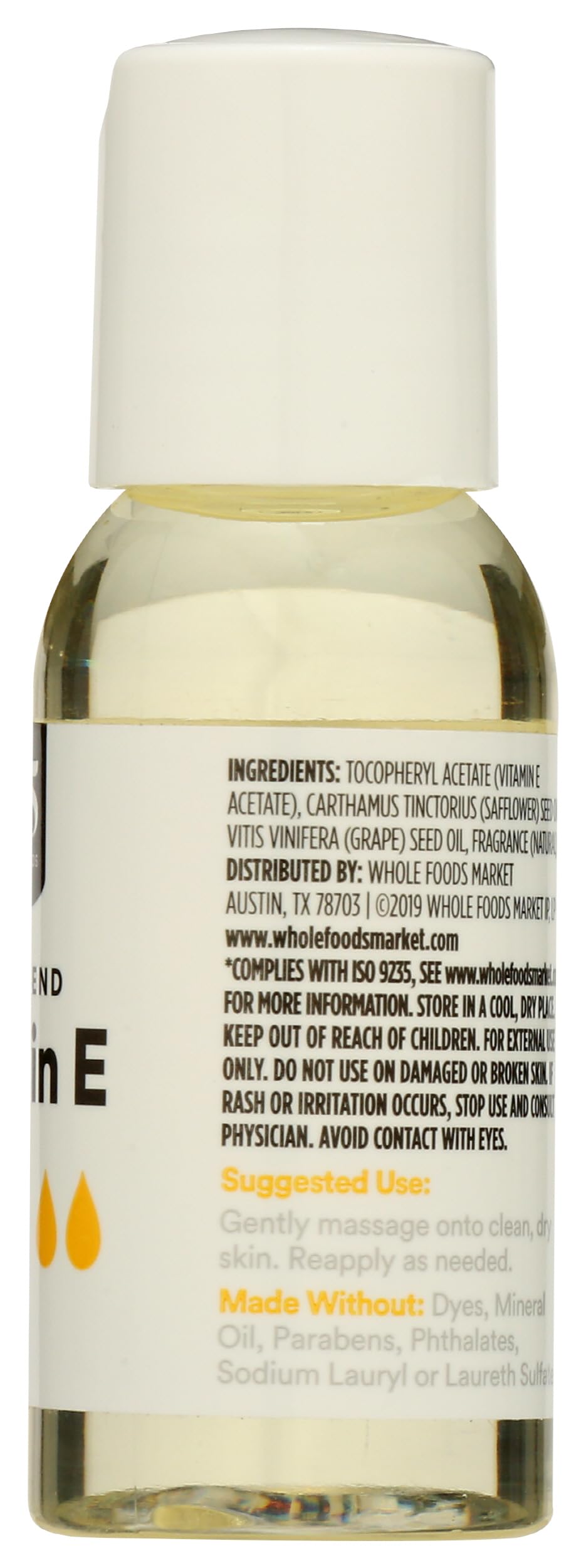 Concentrated oil texture for skin nourishment Concentrated oil texture for skin nourishment