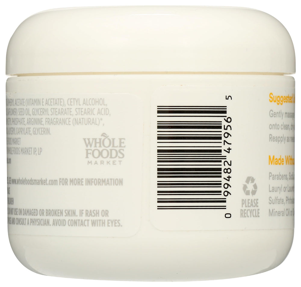 Close-up of 365 Vitamin E Cream texture, highlighting a rich, smooth moisturizer.
