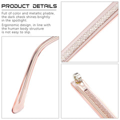 3-in-1 screwdriver for glasses repair in rose gold