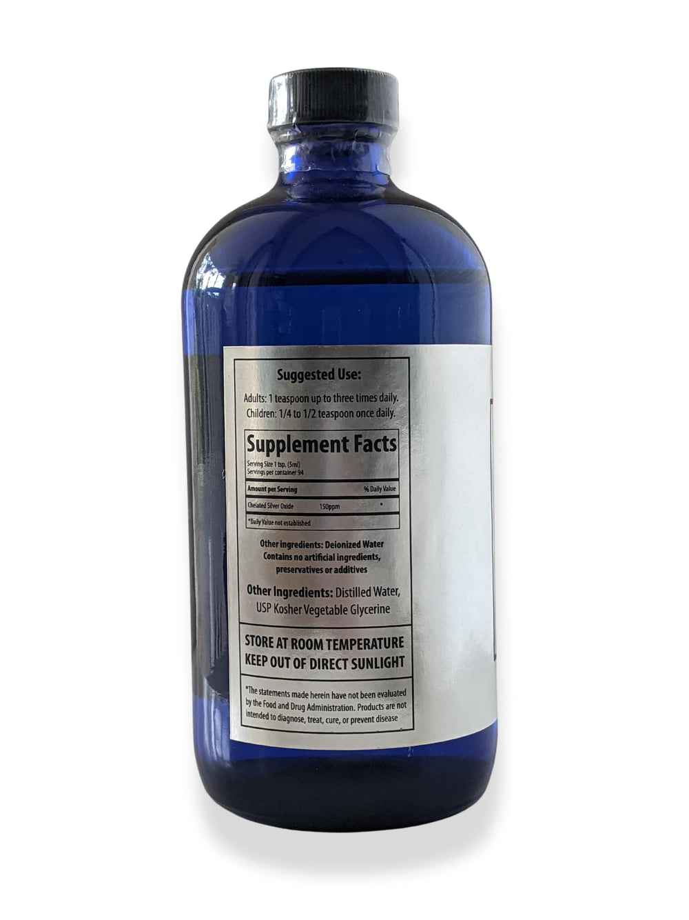 Lifestyle scene showing daily use of Silver Infusion for immune support