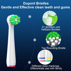 Replacement heads with color identification rings