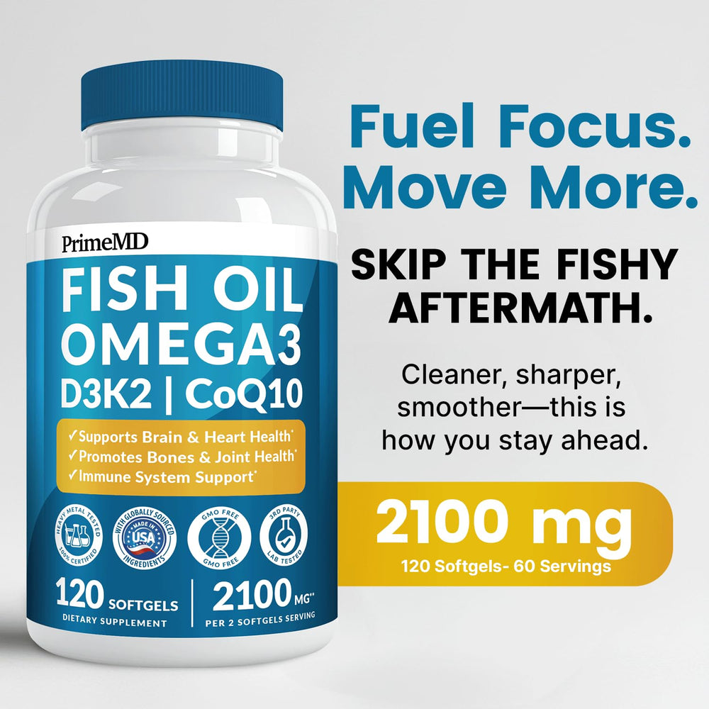 Close-up of lemon-flavored fish oil softgels