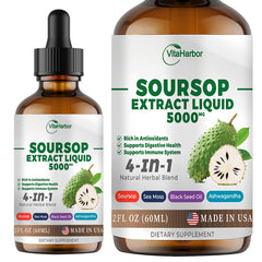 Bottle of 4-in-1 Soursop Bitters Liquid (2 oz)
