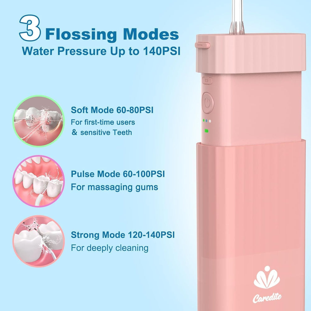 Four interchangeable rotating tips with tongue scraper nozzle