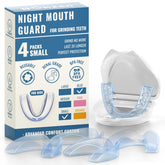 Four-pack blue kids mouth guard for grinding teeth