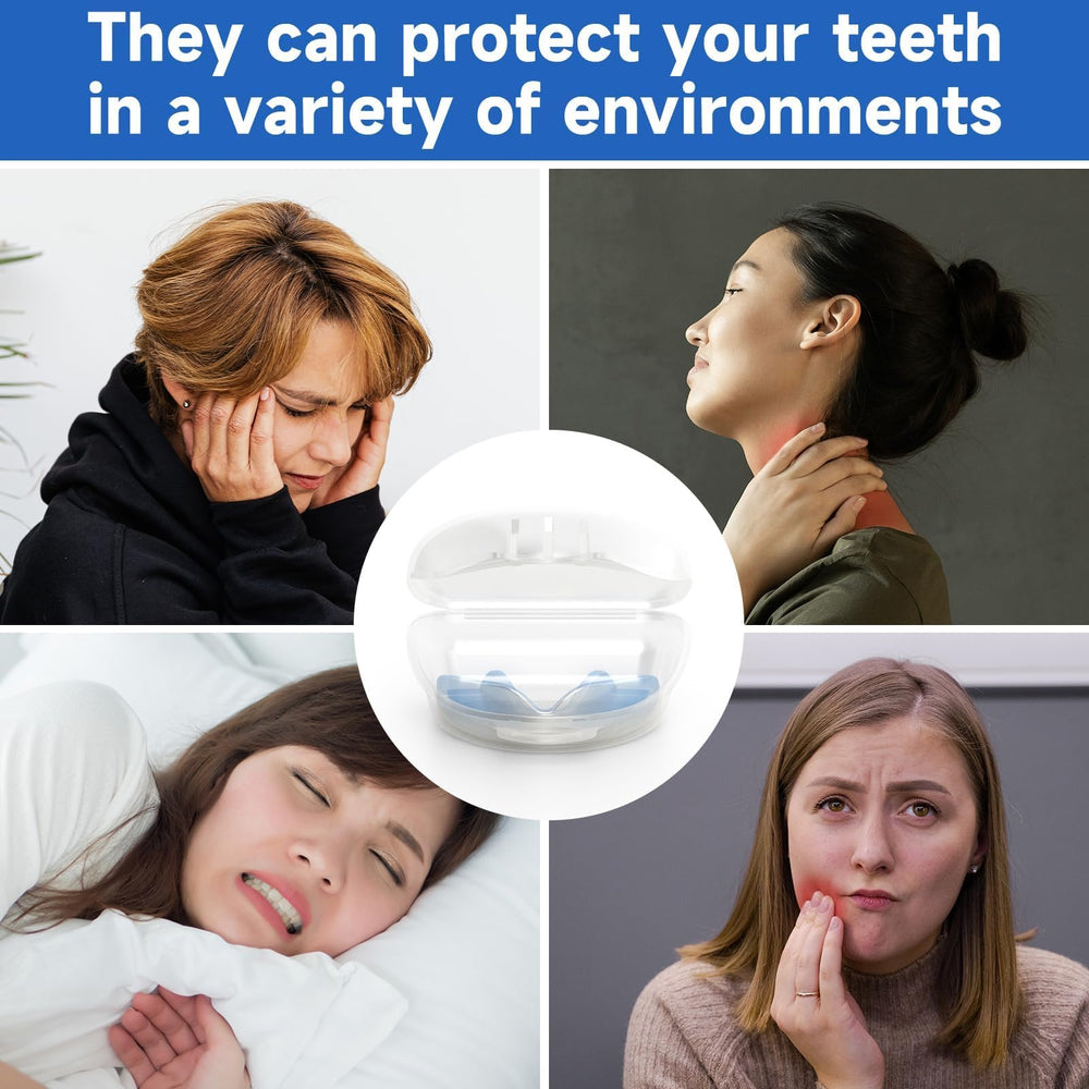 Blue kid mouth guard available in 3 sizes