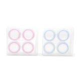 Main product image showing 4-pack clear contact lens cases