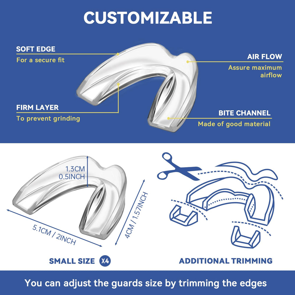 Dentist-developed kid mouth guard in small size