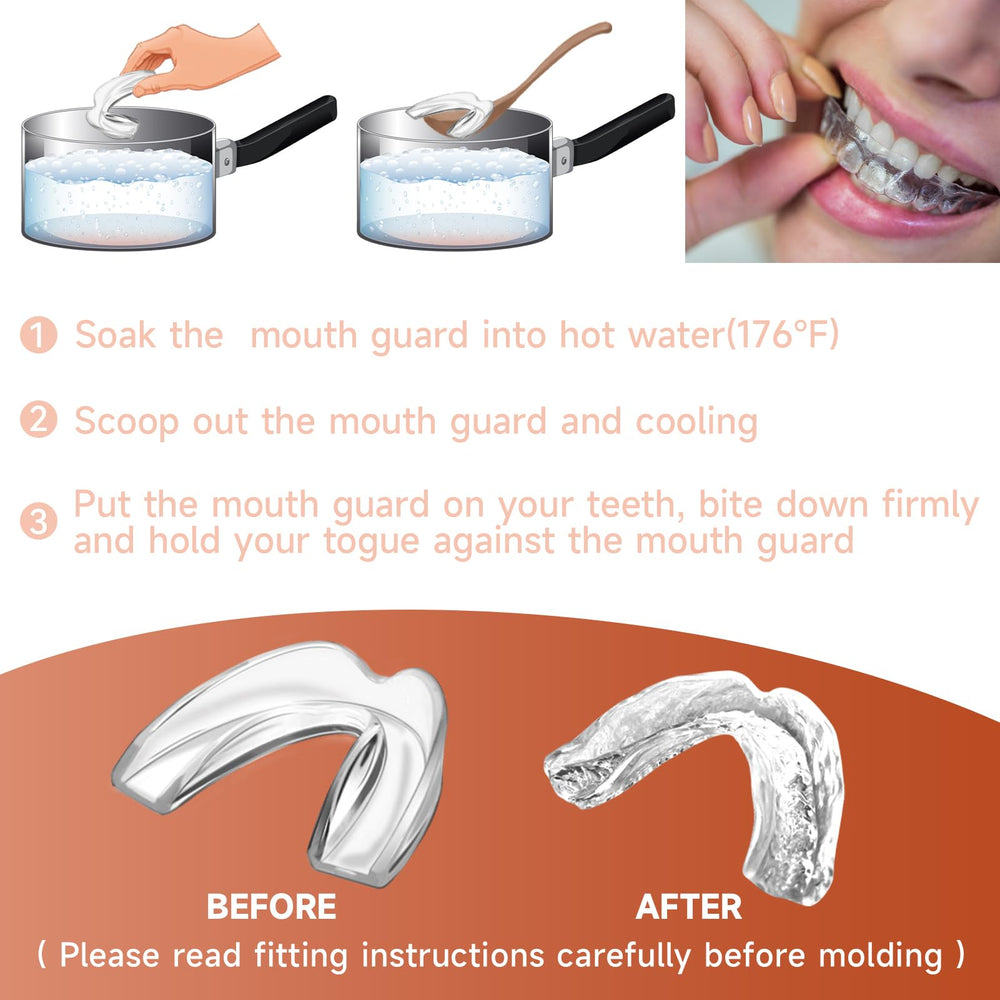 Close-up of EVA material used in the mouth guards