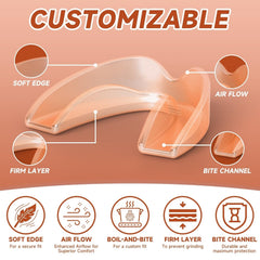 Side view of the mouth guard for kids