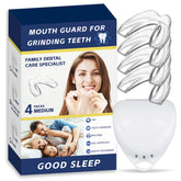 4-pack women’s mouth guards (medium size) for teeth grinding and clenching