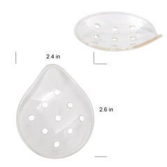 Close-up of breathable ventilation holes on plastic eye patch