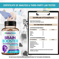 Dietary supplement bottle with 120 capsules